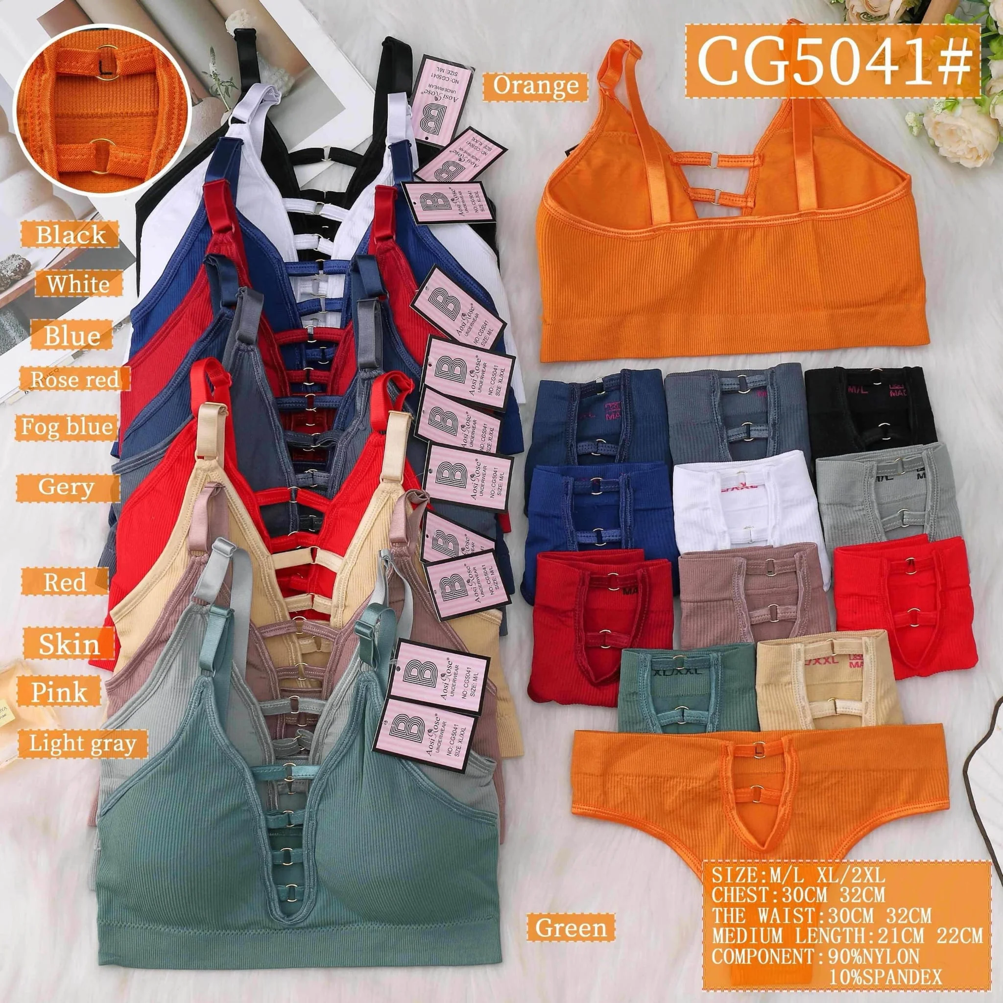 Sujetadores deportivos con Tanga Deportiva-HS25-CG5041# 1 Sujetadores deportivos con Tanga Deportiva-HS25-CG5041#