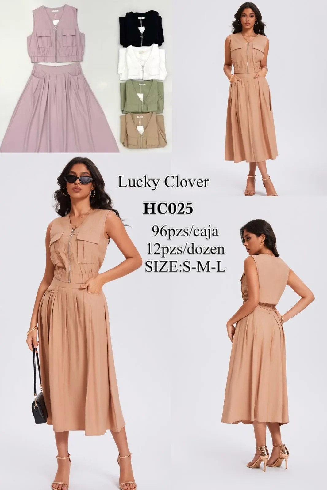 Conjunto Moda Mujer-HS25-HC025 1 Conjunto Moda Mujer-HS25-HC025