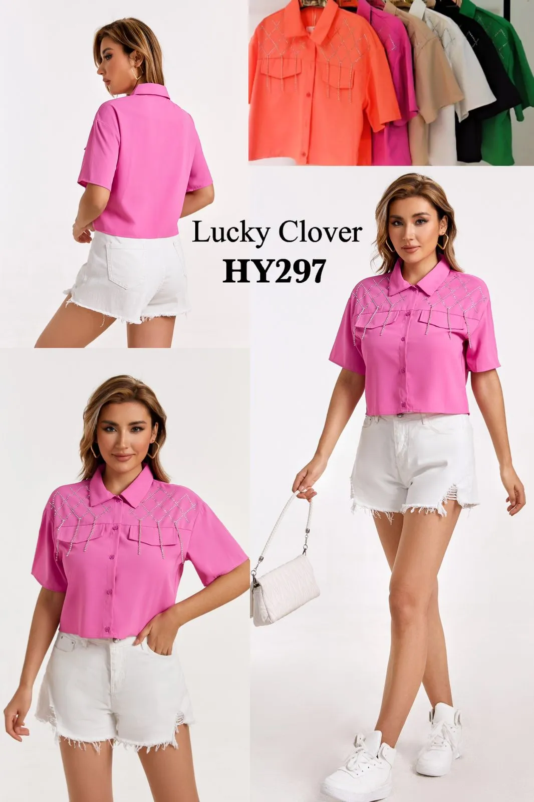 Camisa manga corta-HS25-HY297 1 Camisa manga corta-HS25-HY297