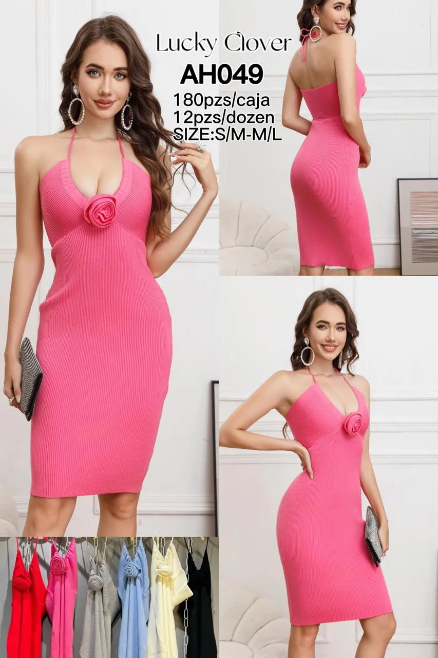 Vestido Elegante Mujer-HS25-AH049 1 Vestido Elegante Mujer-HS25-AH049