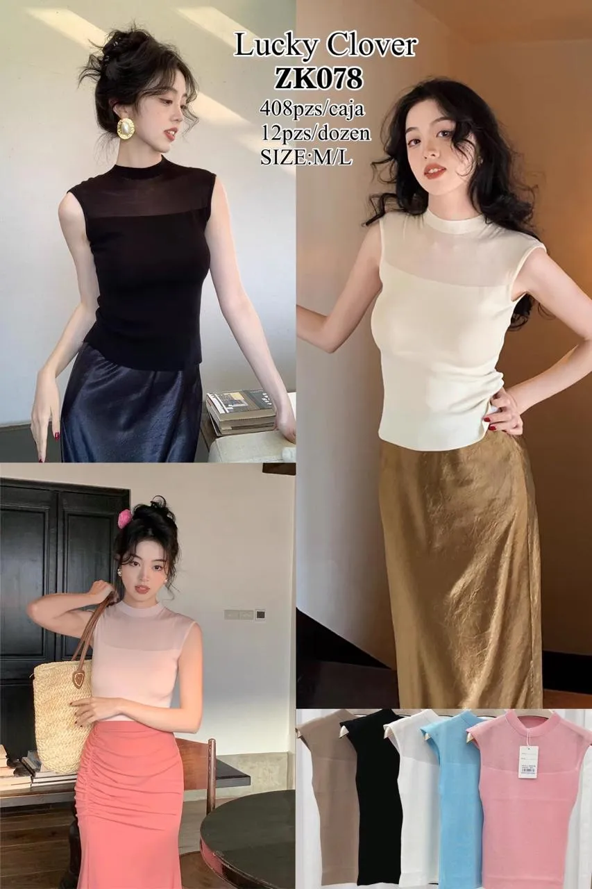 Blusa Elegante-HS25-ZK078 1 Blusa Elegante-HS25-ZK078