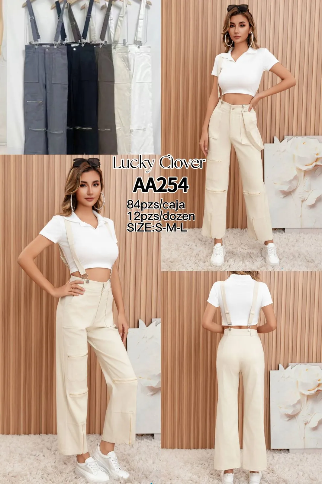 Pantalones Con Tirantes-HS25-AA254 1 Pantalones Con Tirantes-HS25-AA254