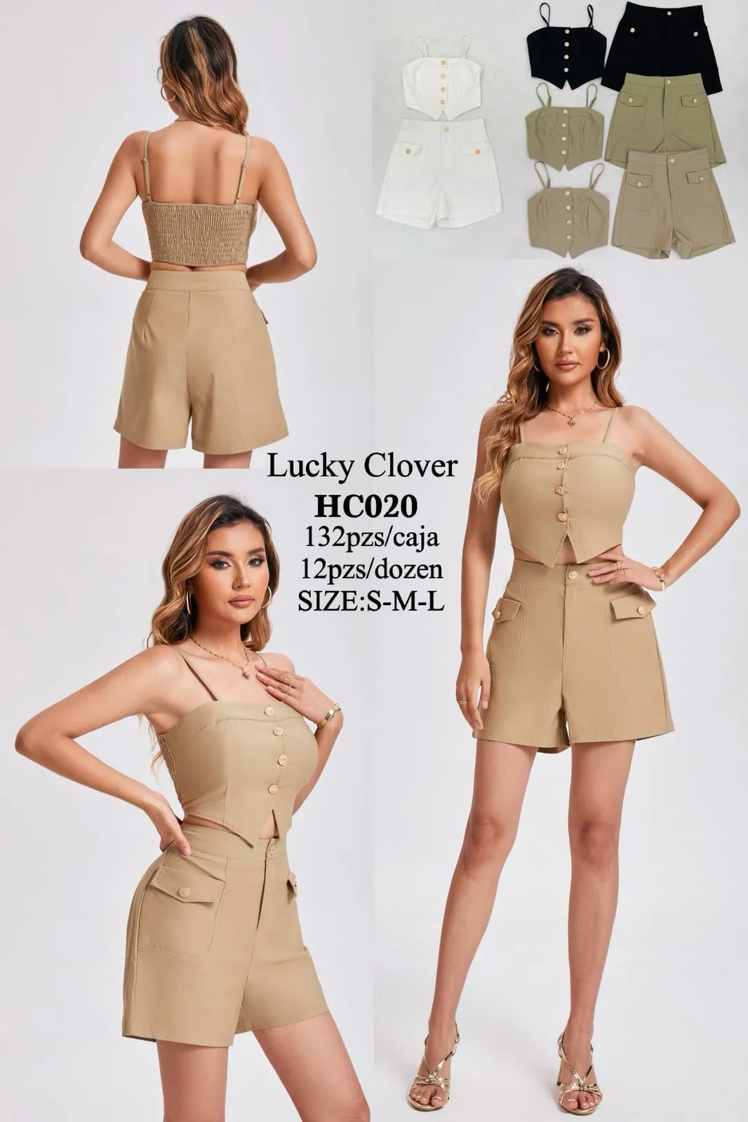 Conjunto Shorts y Top-HS25-HC020 1 Conjunto Shorts y Top-HS25-HC020