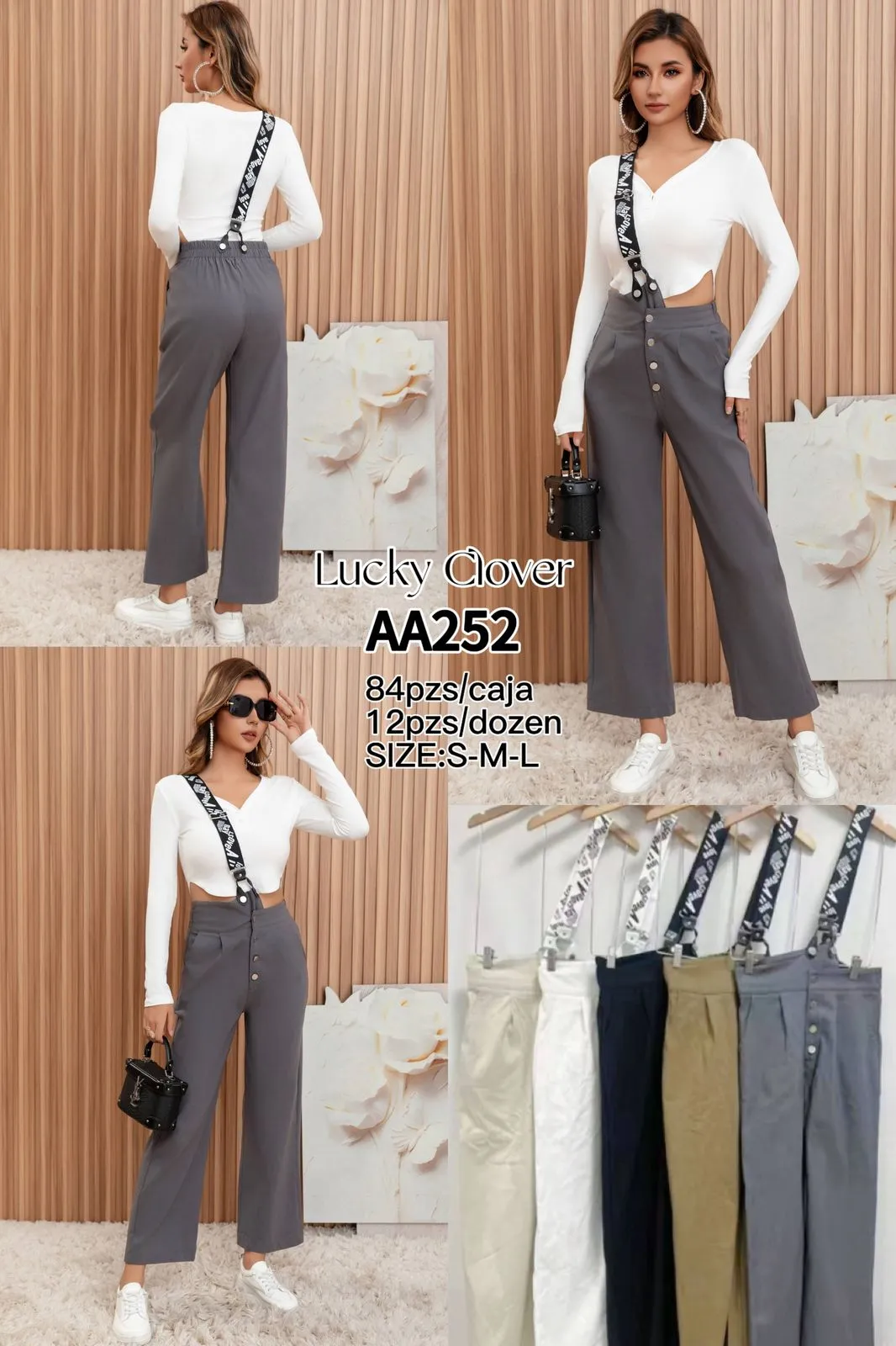 Pantalon con Tirante-HS25-AA252 1 Pantalon con Tirante-HS25-AA252