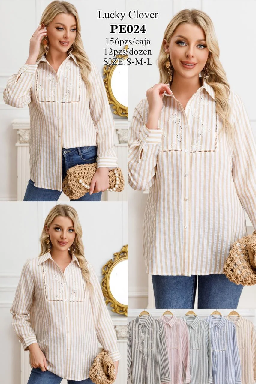 Camisa de Lucky Clover-HS25-PE024 1 Camisa de Lucky Clover-HS25-PE024