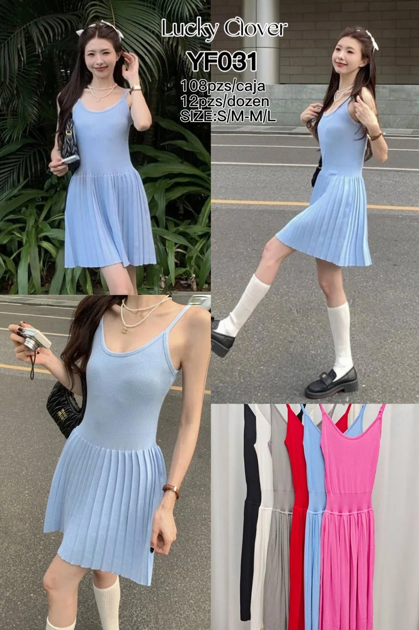 Vestido Lucky Clover-HS25-YF031 1 Vestido Lucky Clover-HS25-YF031