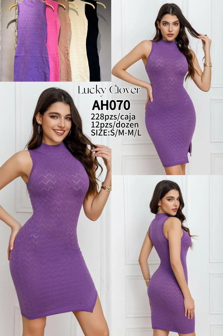 Vestido de fiesta con patron zig zag-HS25-AH070 1 Vestido de fiesta con patron zig zag-HS25-AH070