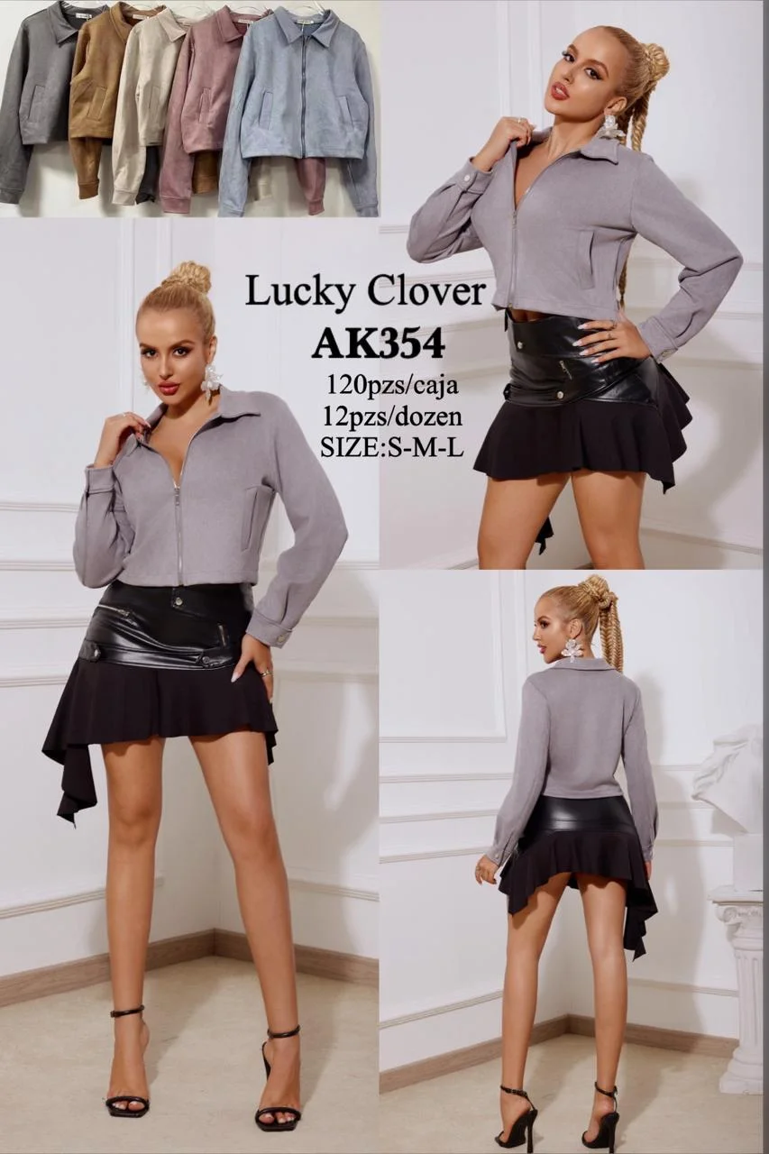 Chamarra corta de moda-HS25-AK354 1 Chamarra corta de moda-HS25-AK354