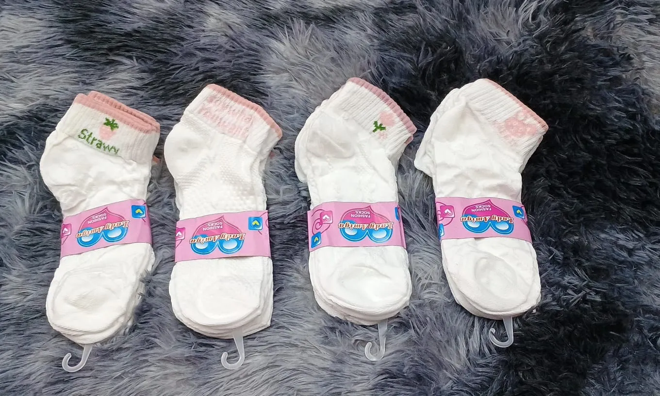 Calcetines Moda Blanca-HS25-0077-0005k 1 Calcetines Moda Blanca-HS25-0077-0005k