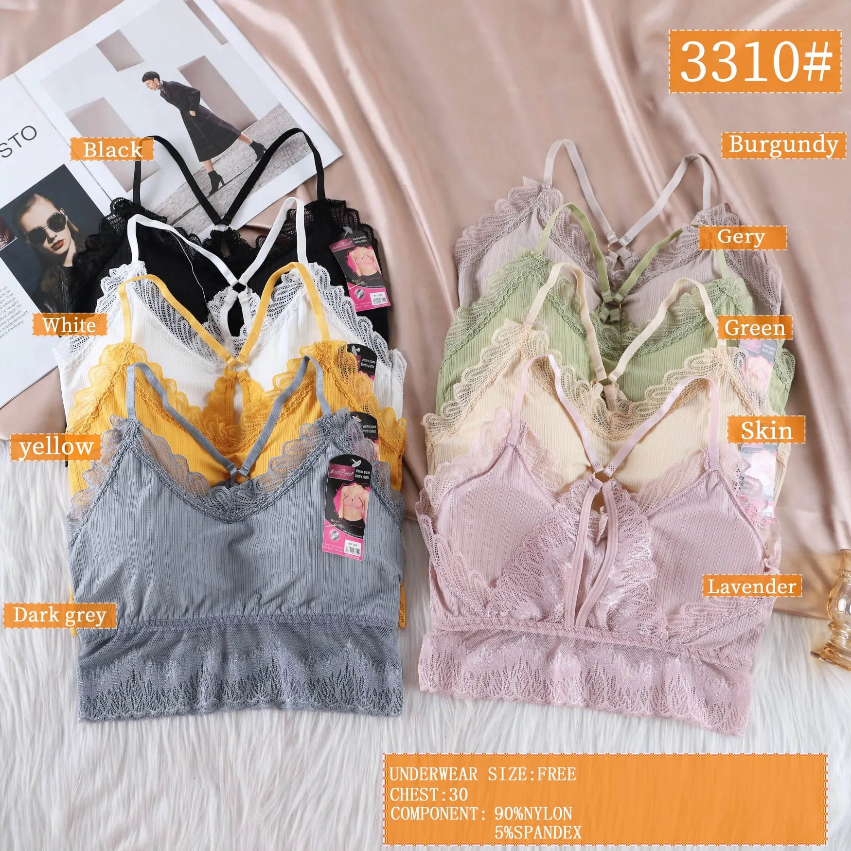 Blusa Crop Top Dama-HS25-3310 1 Blusa Crop Top Dama-HS25-3310