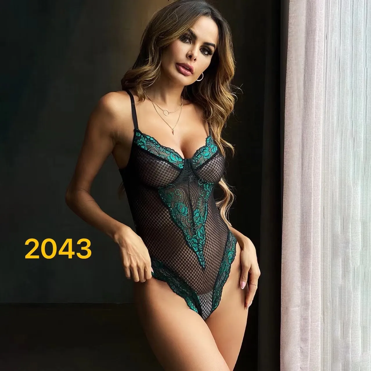 Lencería de noche-HS25-2043 1 Lencería de noche-HS25-2043