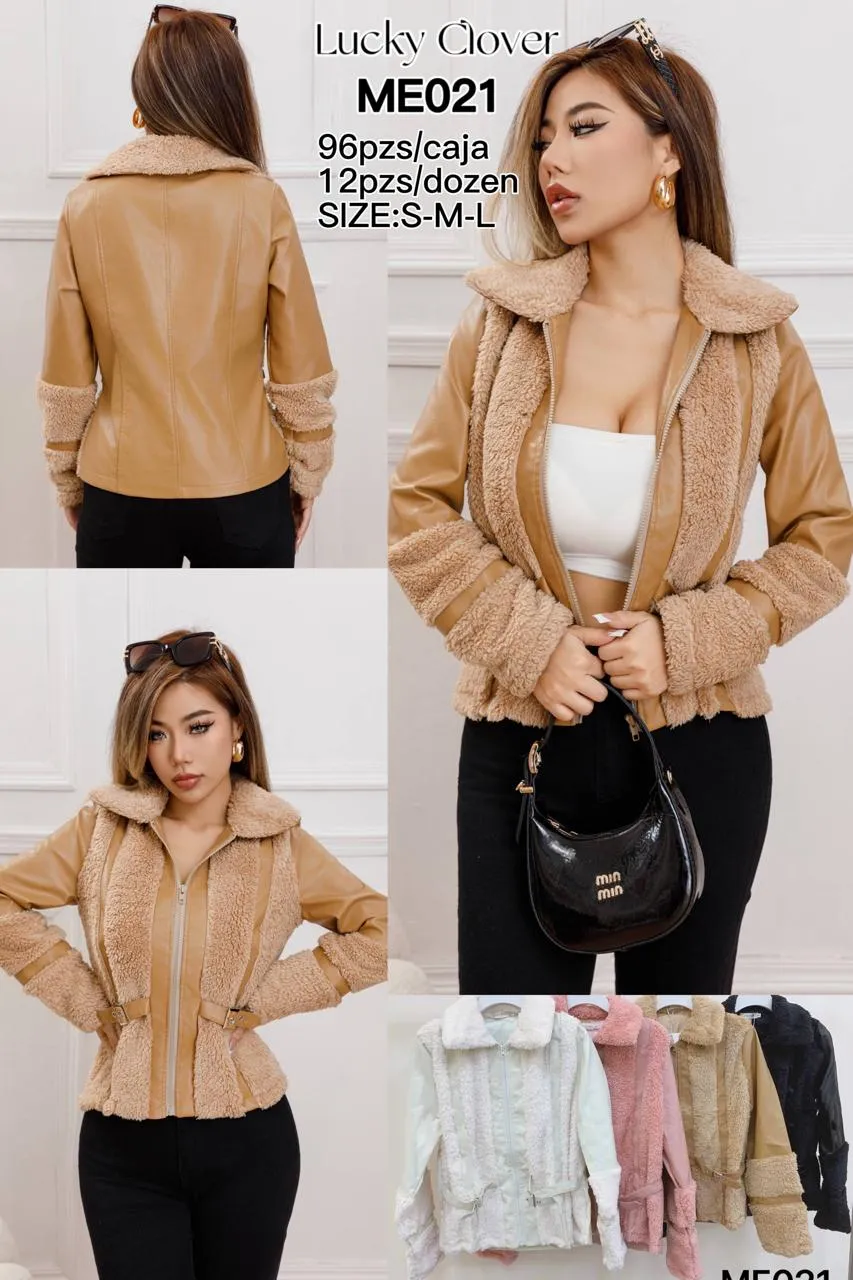 Chamarra Peluche Elegante-HS25-ME021 1 Chamarra Peluche Elegante-HS25-ME021