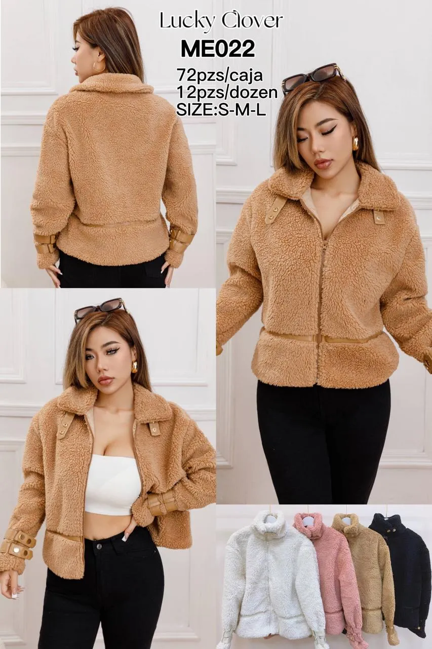 Chamarra Peluche Elegante-HS25-ME022 1 Chamarra Peluche Elegante-HS25-ME022