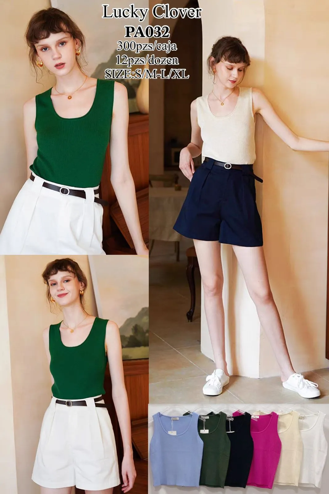 Blusa Sin Mangas-HS25-PA032 1 Blusa Sin Mangas-HS25-PA032