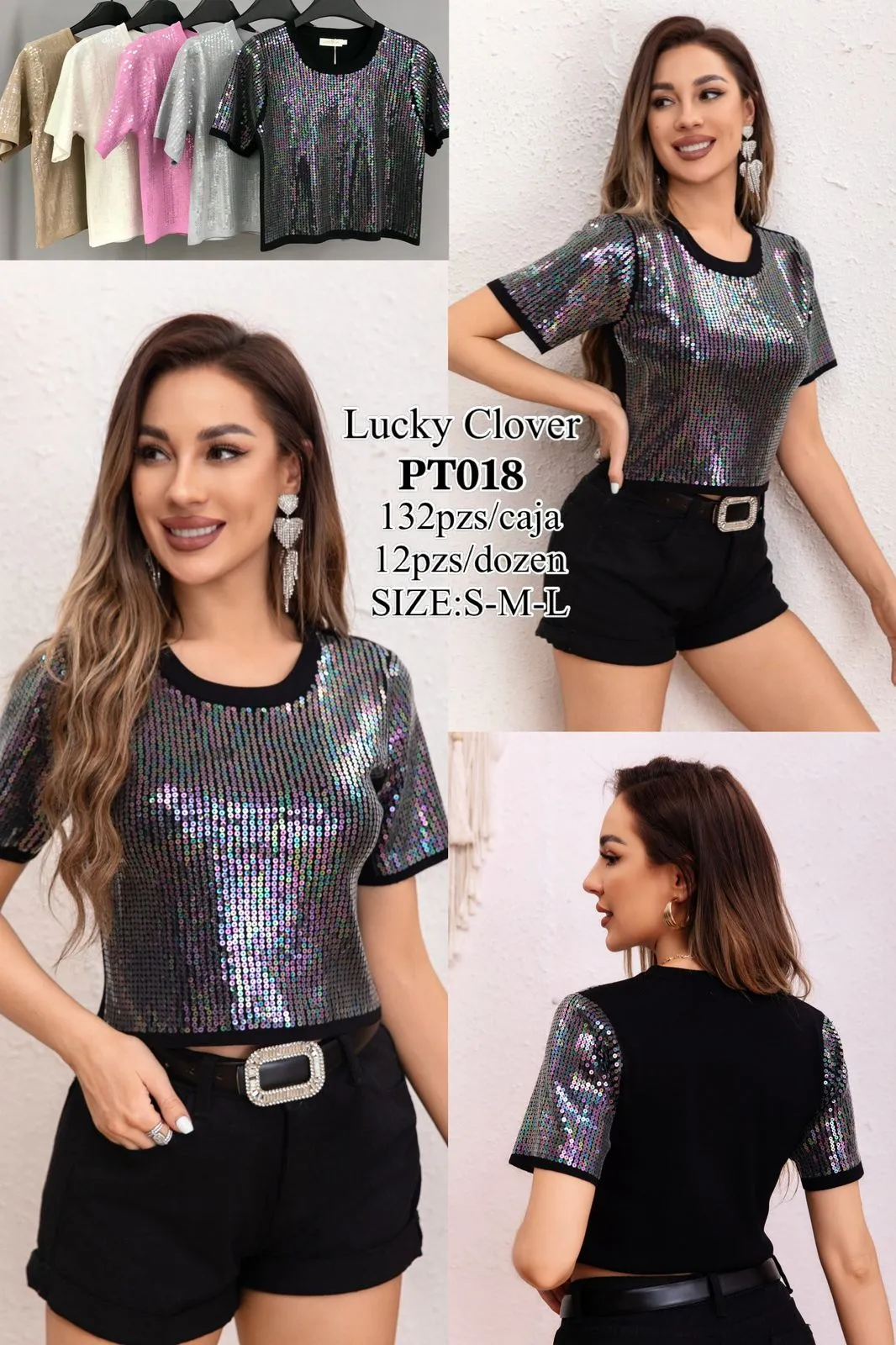 Blusa De Lentejuelas-HS25-PT018 1 Blusa De Lentejuelas-HS25-PT018