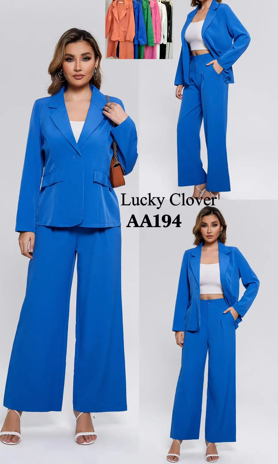 Pantalon acampanado y saco-HS25-AA194 1 Pantalon acampanado y saco-HS25-AA194