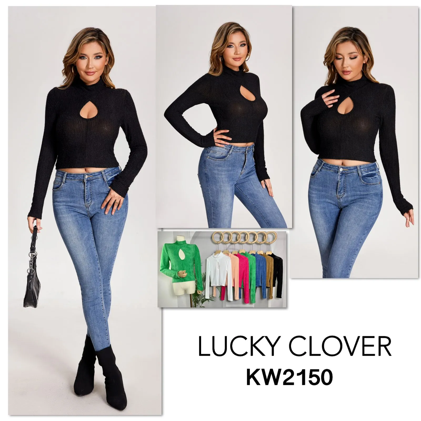 Blusa manga larga-HS25-KW2150 1 Blusa manga larga-HS25-KW2150