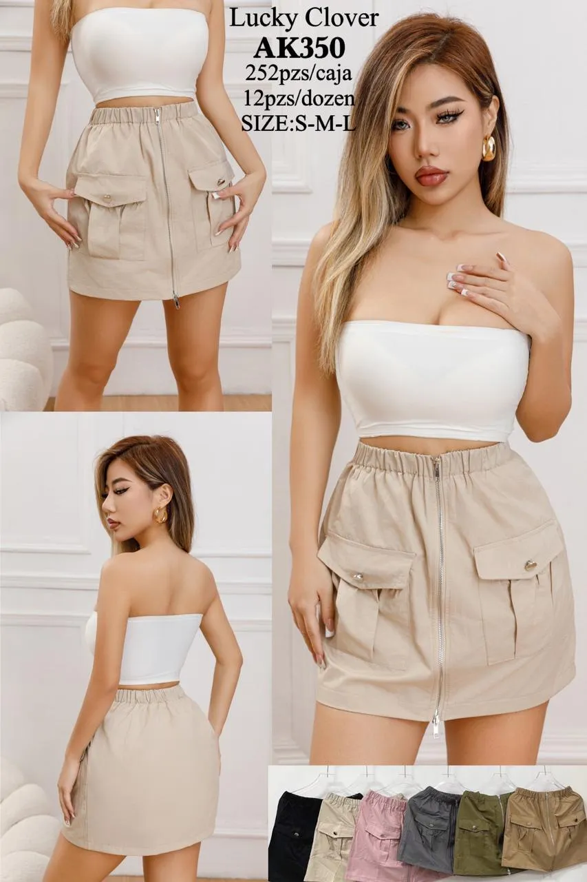 Falda Con Bolsillos-HS25-AK350 1 Falda Con Bolsillos-HS25-AK350