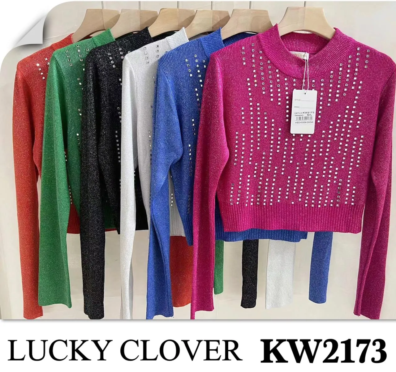 Sueter Con Brillos-HS25-KW2173 1 Sueter Con Brillos-HS25-KW2173