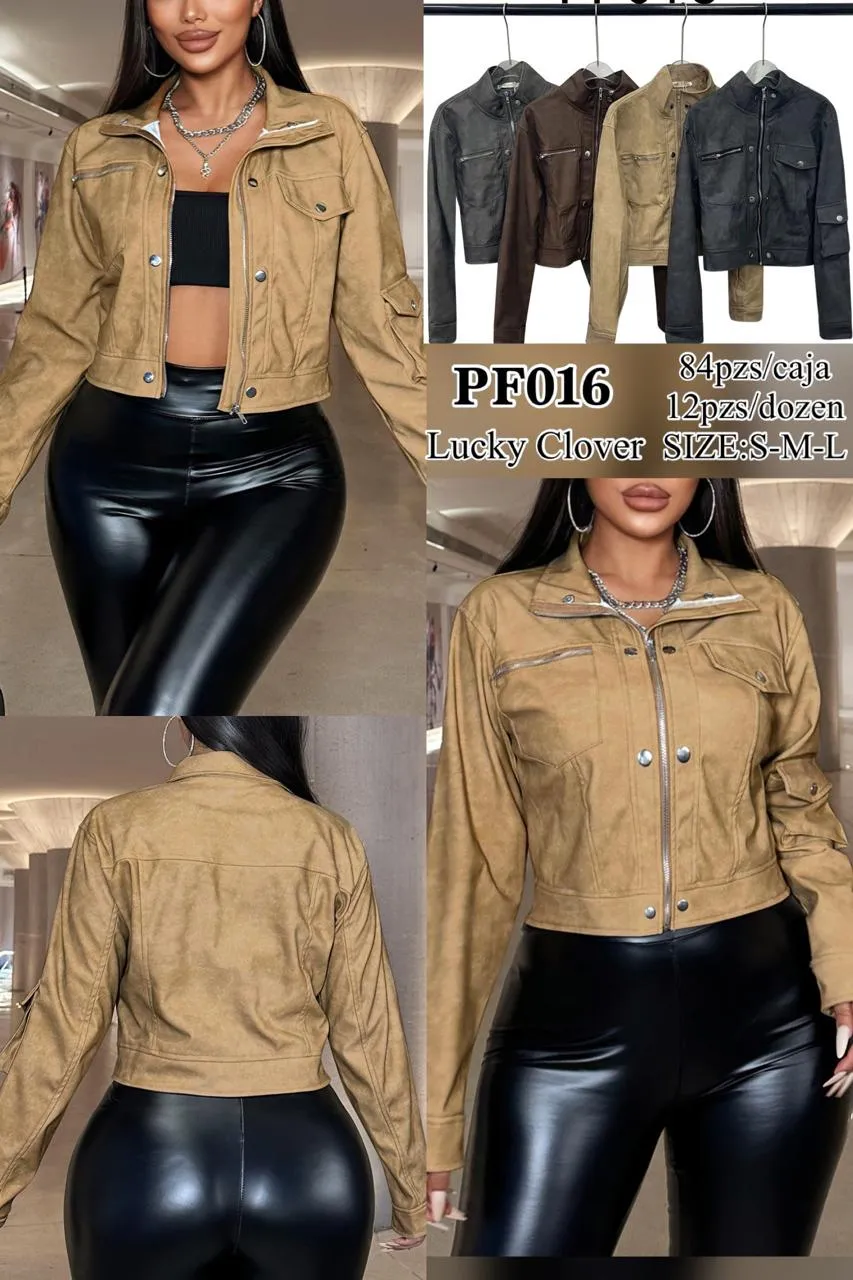 Chamarra Casual Mujer-HS25-PF016 1 Chamarra Casual Mujer-HS25-PF016