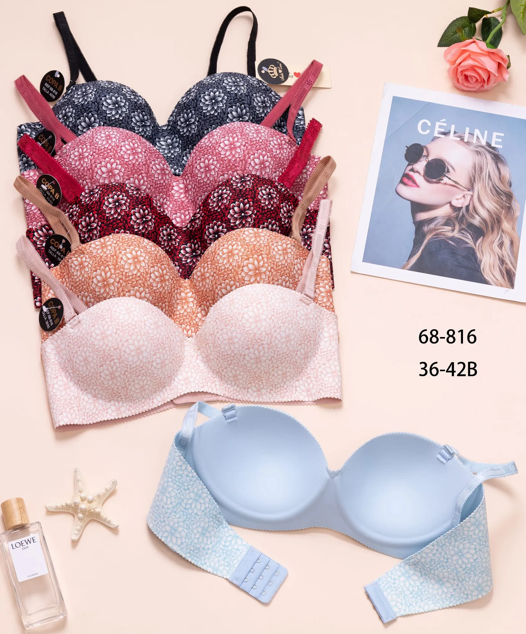 Brasier Floral Elegante-HS25-68-816 1 Brasier Floral Elegante-HS25-68-816