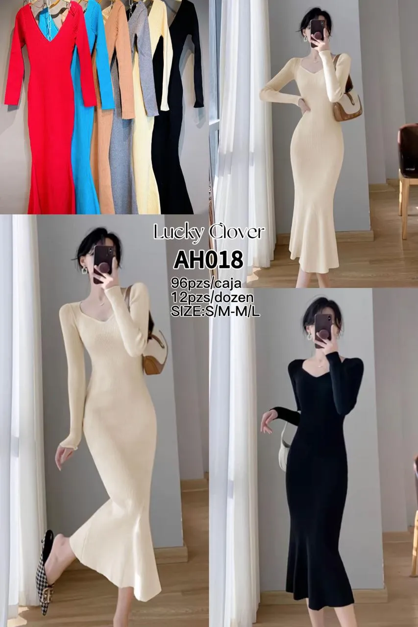 Vestido Elegante Largo-HS25-AH018 1 Vestido Elegante Largo-HS25-AH018