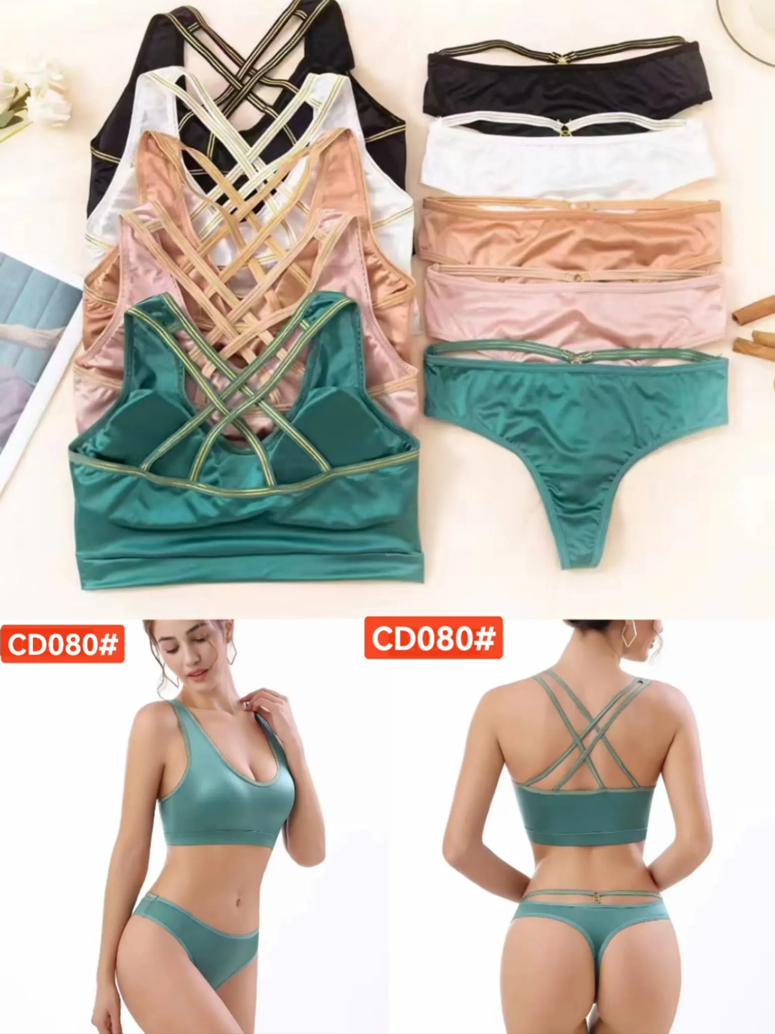 Conjunto Satín Juvenil-HS25-CD080 1 Conjunto Satín Juvenil-HS25-CD080