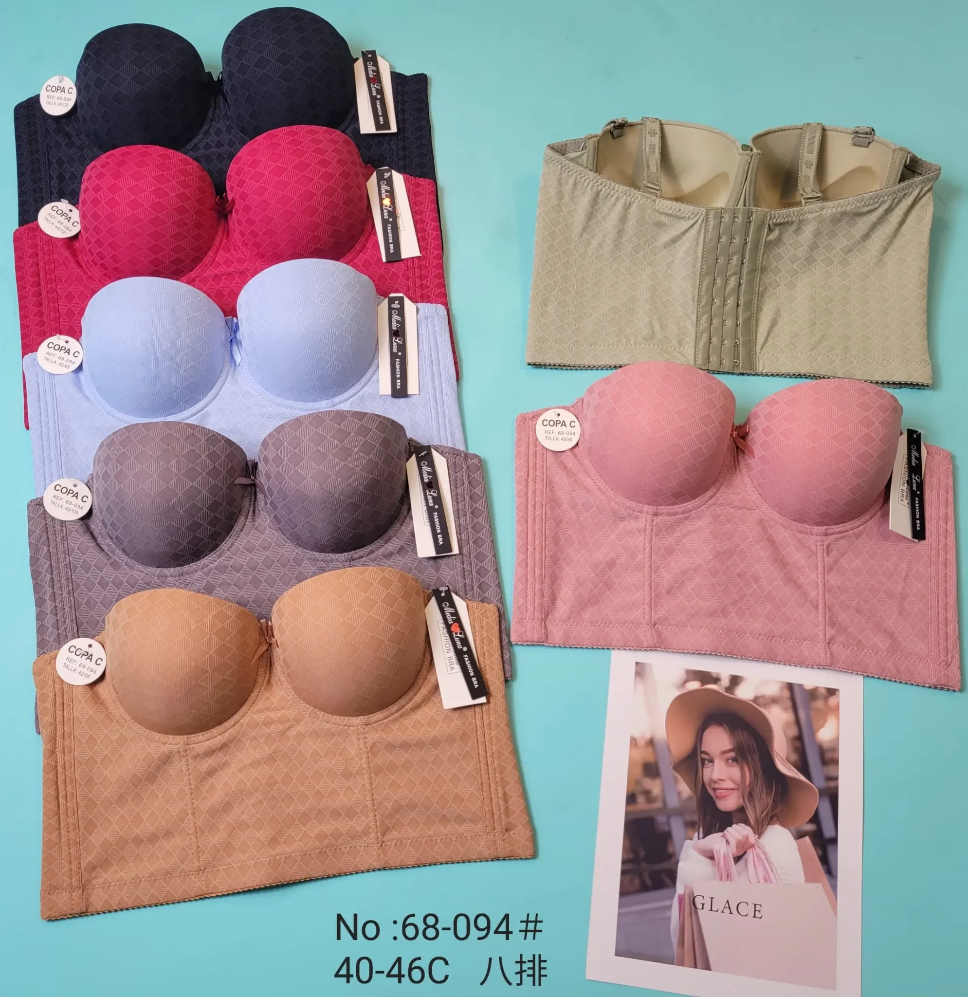 Corset Con Diseño Geométrico-HS25-68094 1 Corset Con Diseño Geométrico-HS25-68094