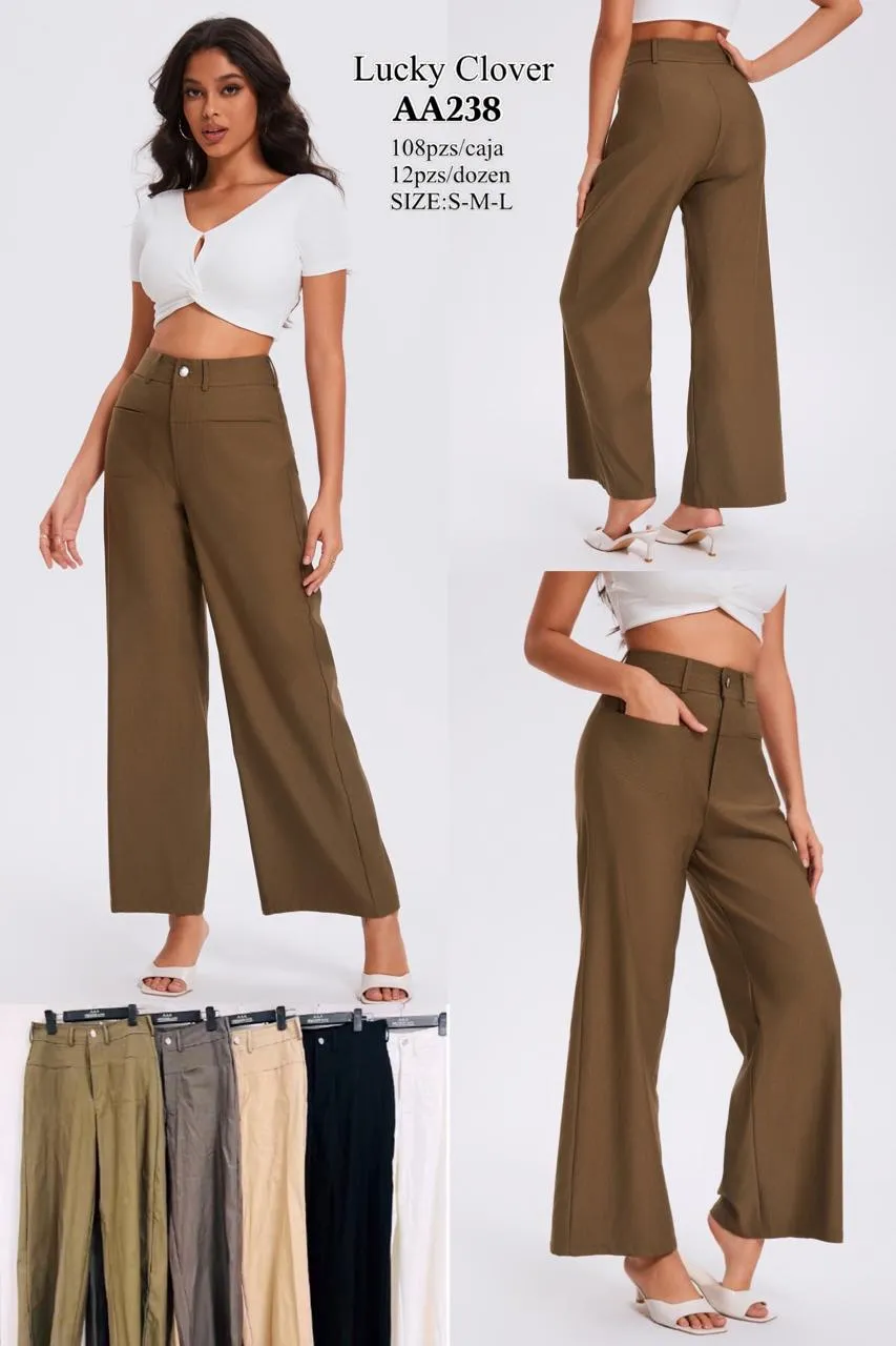 Pantalon Casual Mujer-HS25-AA238 1 Pantalon Casual Mujer-HS25-AA238