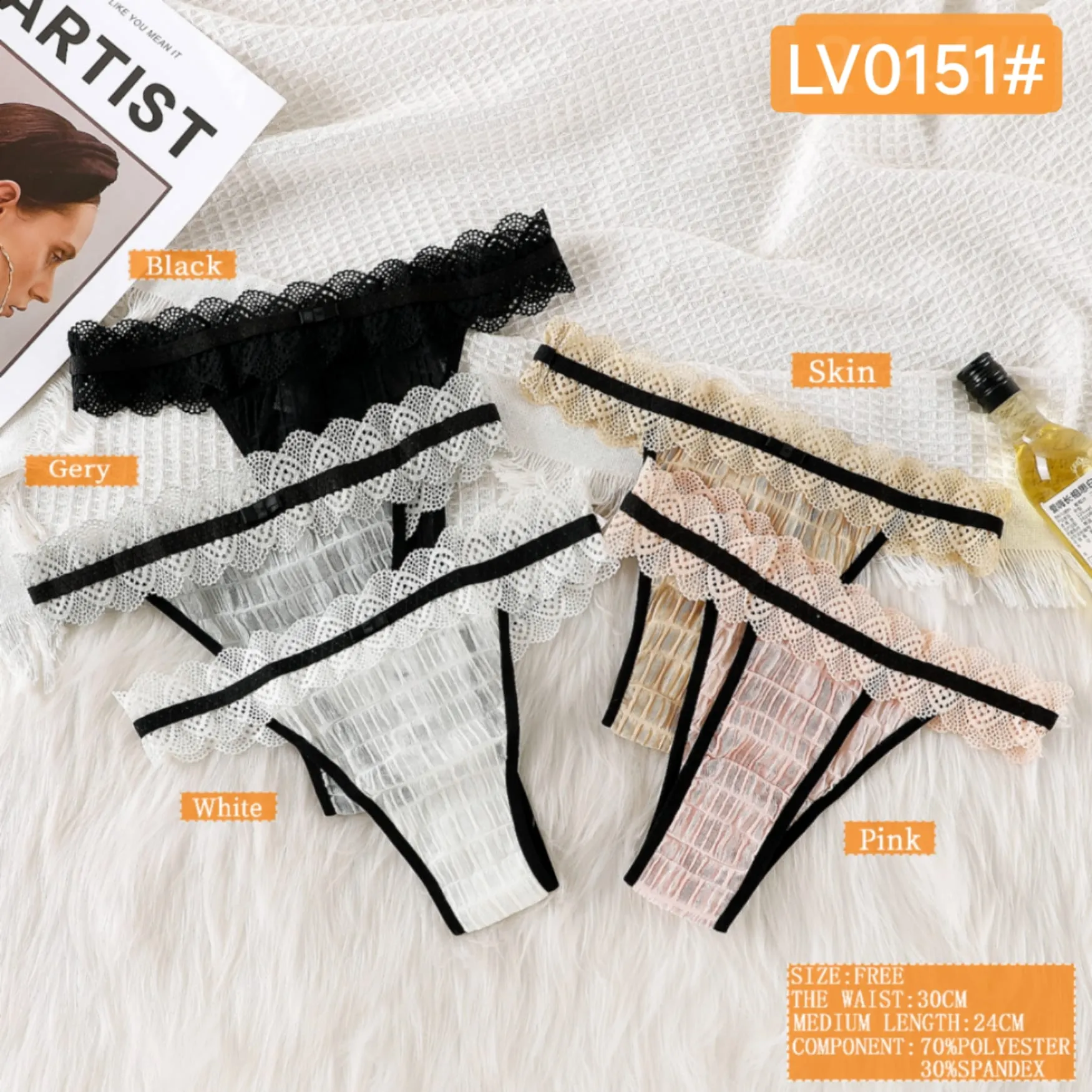 Tanga Encaje Elegante-HS25-LV0151 1 Tanga Encaje Elegante-HS25-LV0151