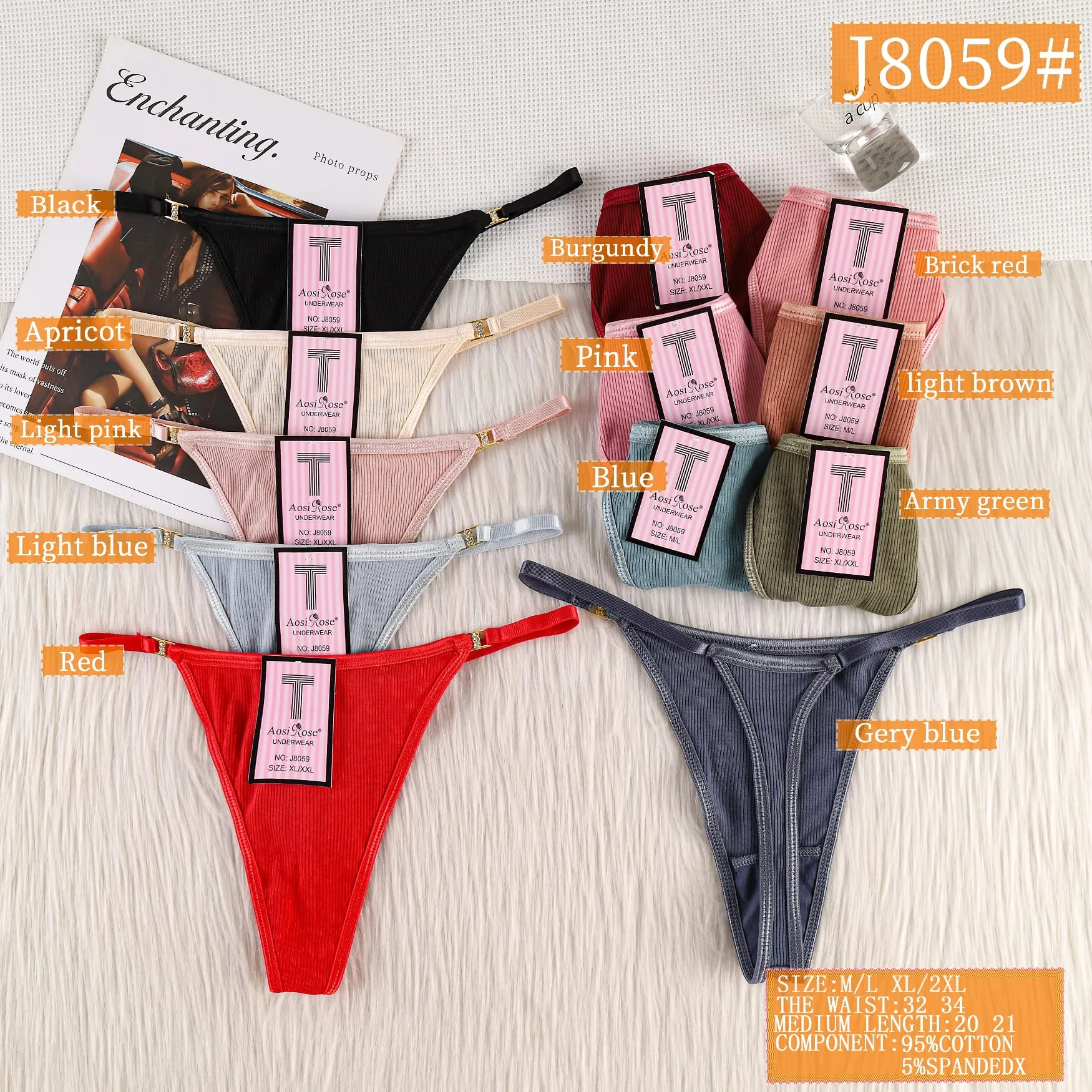 Tanga Cómoda Algodón-HS25-J8059 1 Tanga Cómoda Algodón-HS25-J8059
