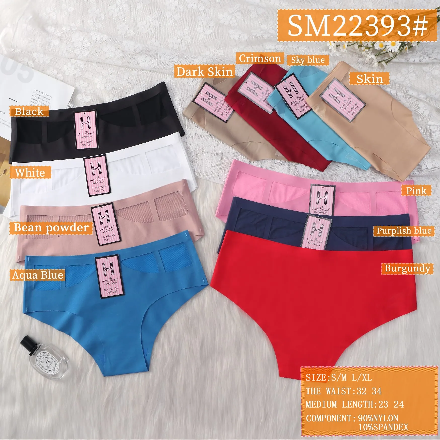 Bikini Cómodo Sin Costura-HS25-SM22393 1 Bikini Cómodo Sin Costura-HS25-SM22393