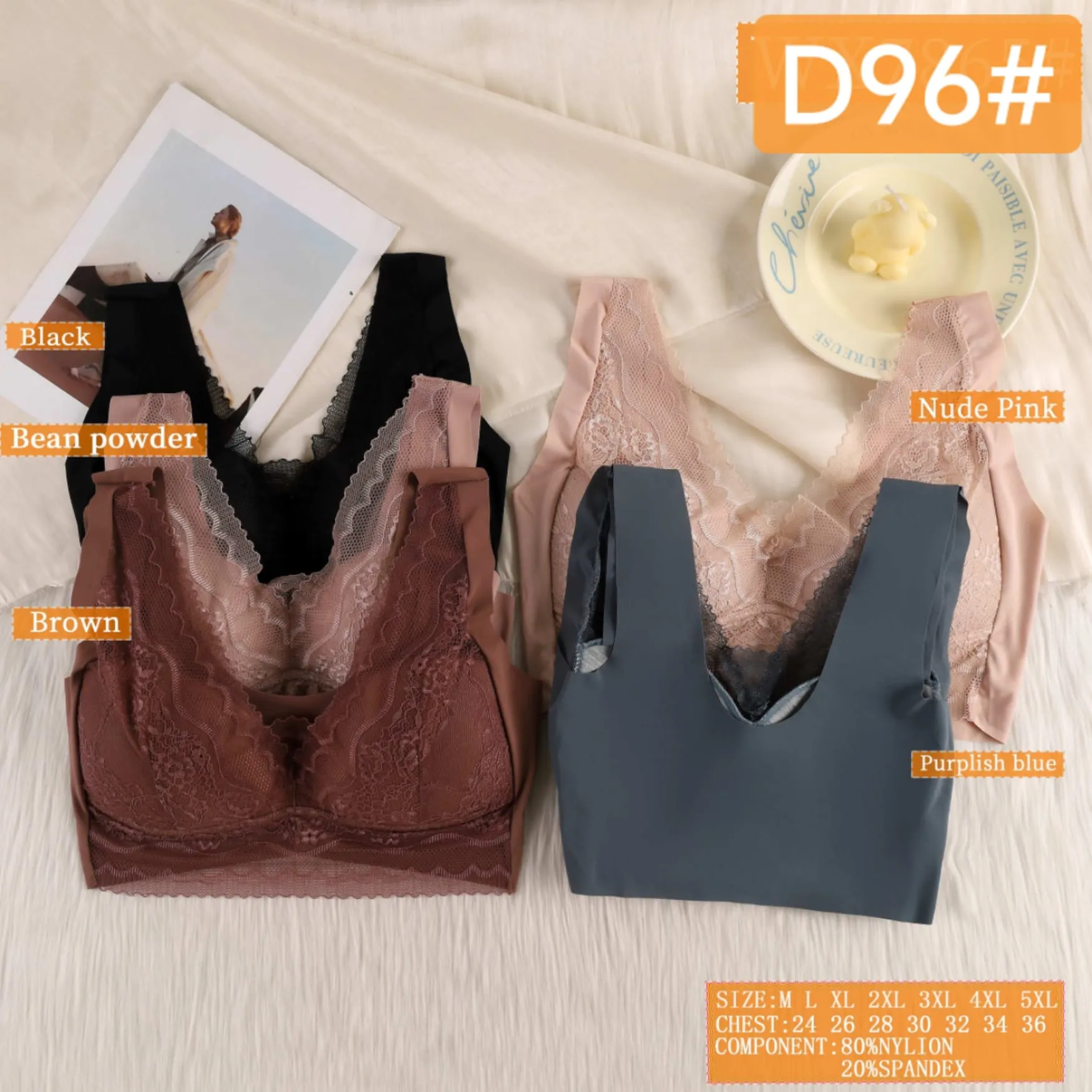 Brasier Invisible Con Encaje-HS25-D96 1 Brasier Invisible Con Encaje-HS25-D96