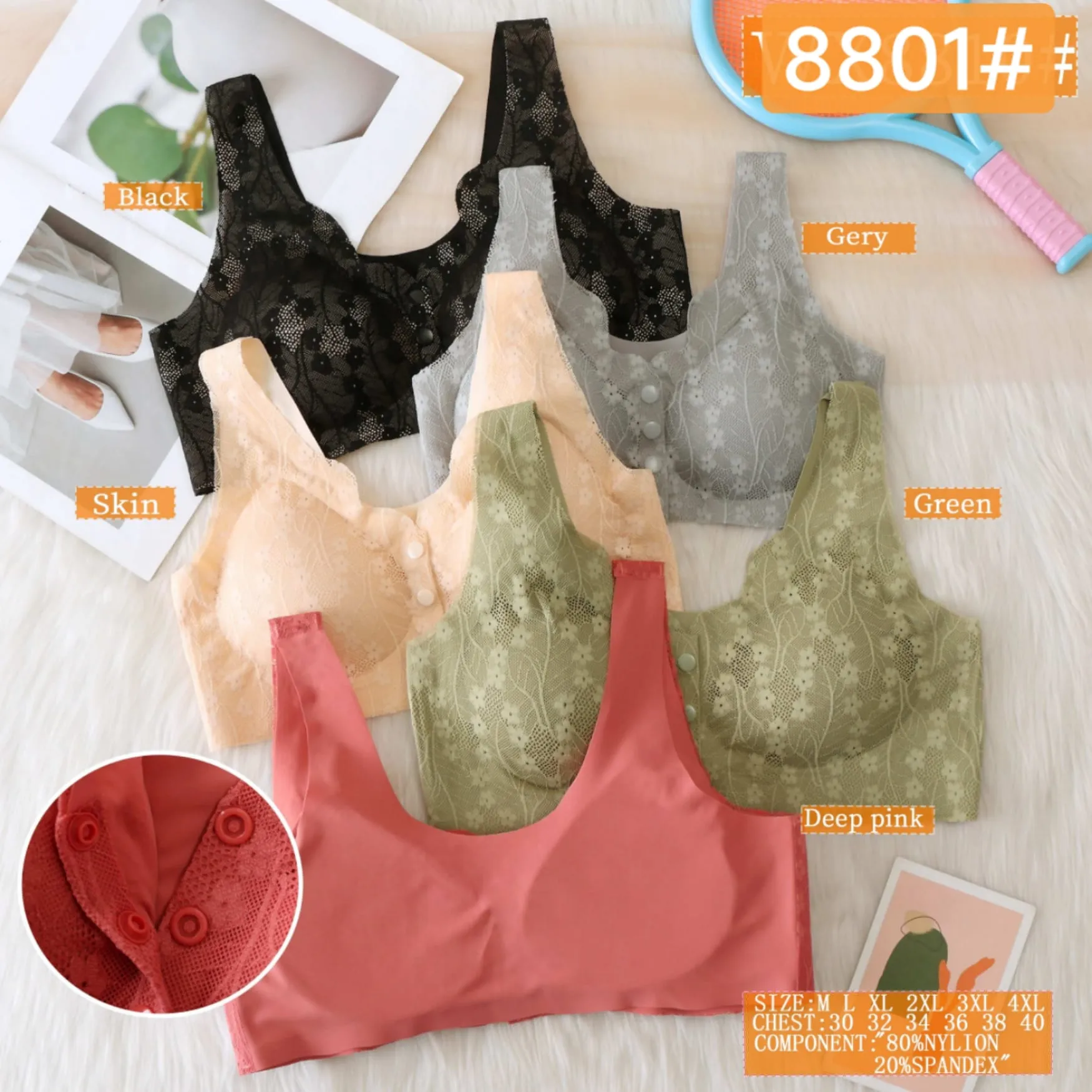 Top Invisible Con Encaje-HS25-8801 1 Top Invisible Con Encaje-HS25-8801