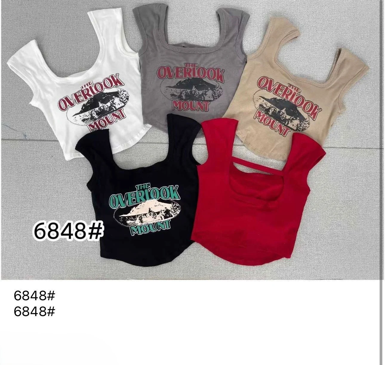 Camiseta sin mangas con estampado gráfico The Overlook Mount-HS25-6848# 1 Camiseta sin mangas con estampado gráfico The Overlook Mount-HS25-6848#