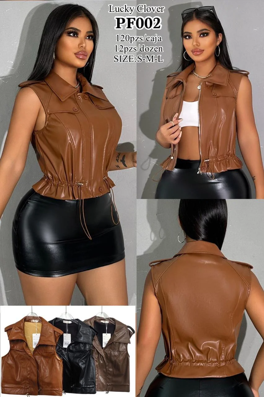 Chaleco tipo piel-HS25-PF002 1 Chaleco tipo piel-HS25-PF002