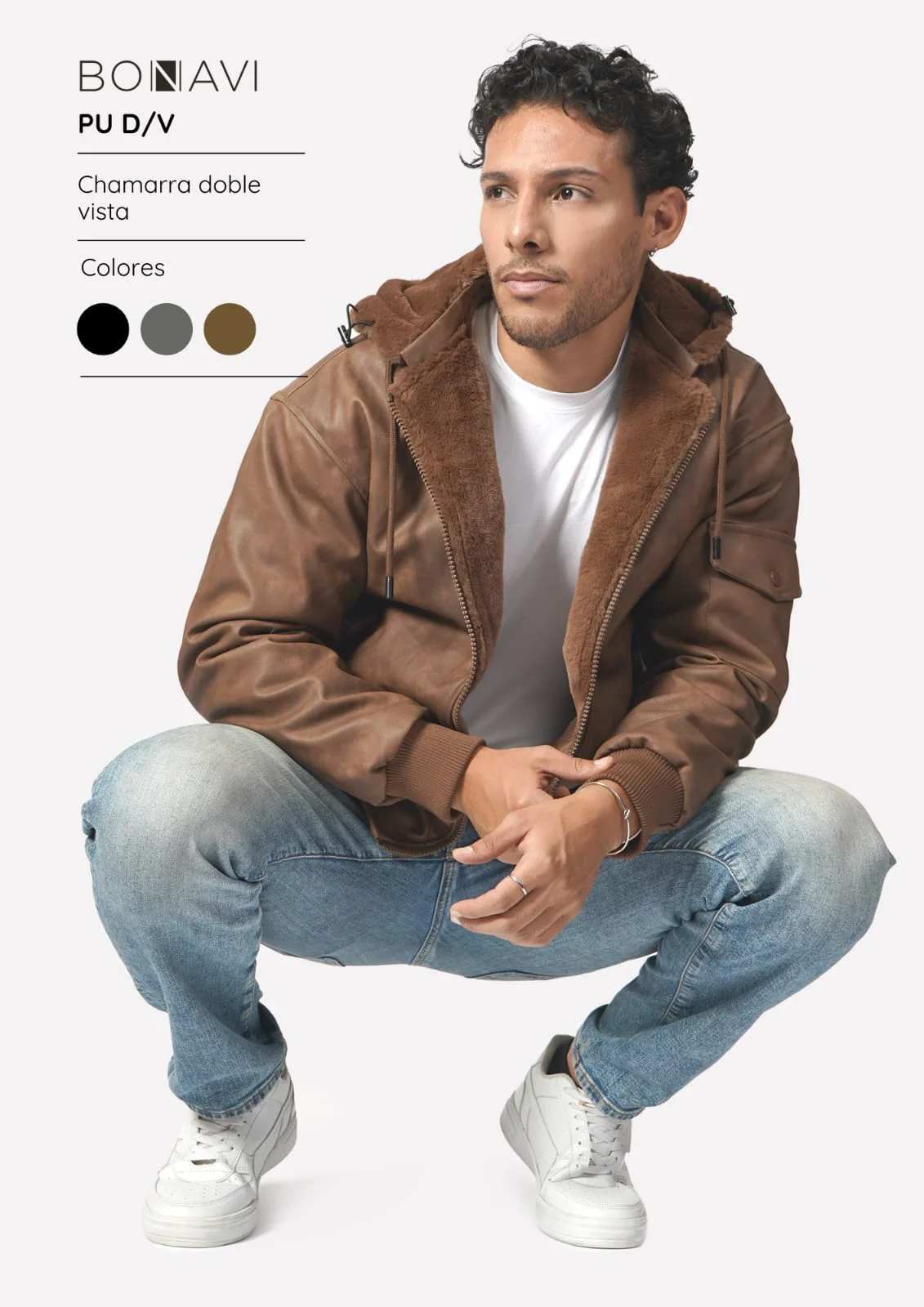 Chamarra doble vista Bonavi-0-PU-D/V 1 Chamarra doble vista Bonavi-0-PU-D/V