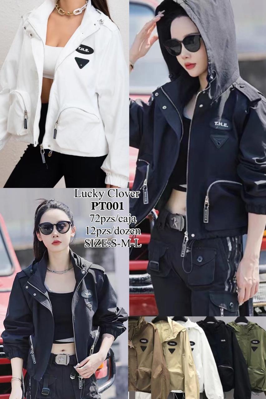 Chamarra Lucky Clover-HS25-PT001 1 Chamarra Lucky Clover-HS25-PT001