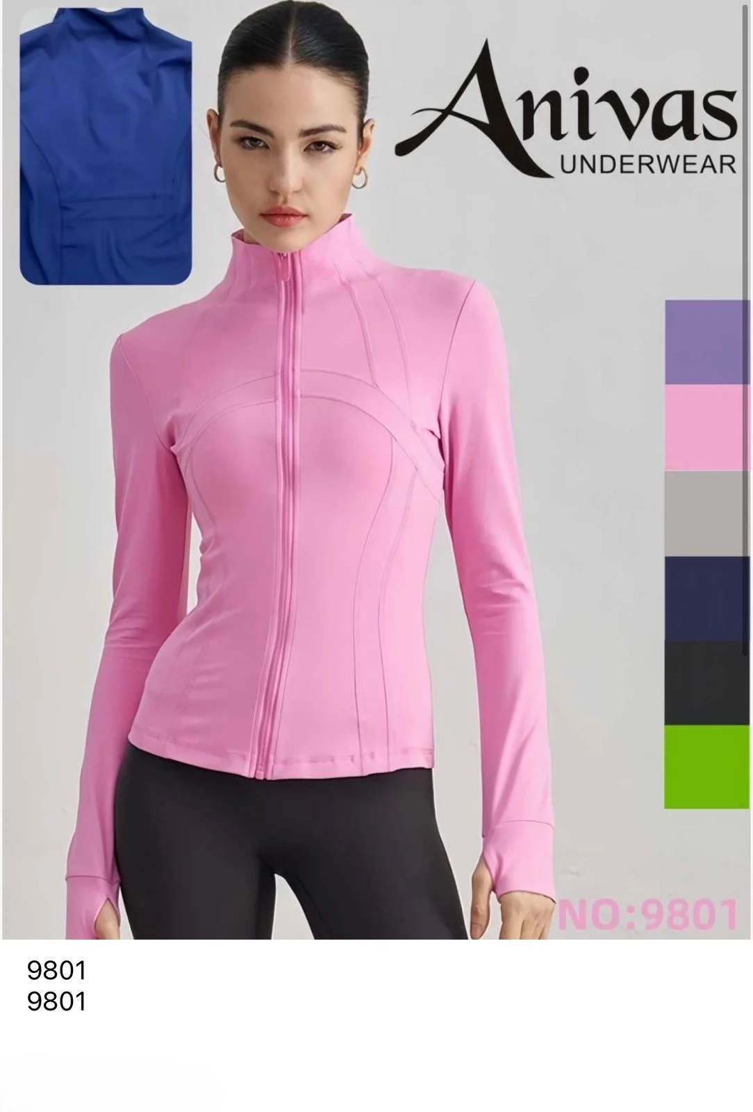 Chaqueta deportiva Anivas para mujer-HS25-9801 1 Chaqueta deportiva Anivas para mujer-HS25-9801