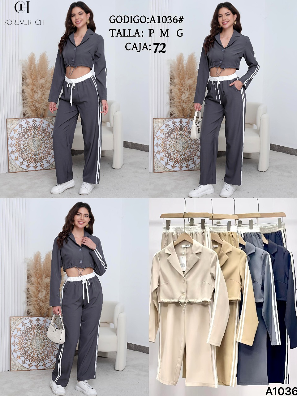 Conjunto crop top y pantalón deportivo-A1036-HS25-A1036 1 Conjunto crop top y pantalón deportivo-A1036-HS25-A1036