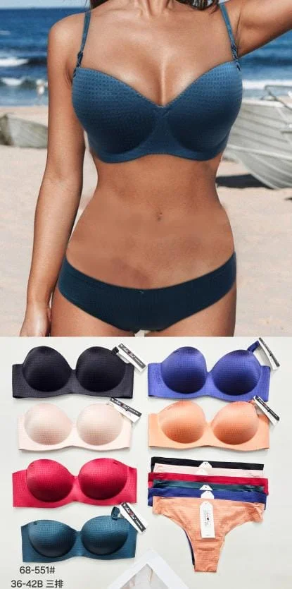 Conjunto de sujetador sin varilla y braga-HS25-68-551 1 Conjunto de sujetador sin varilla y braga-HS25-68-551