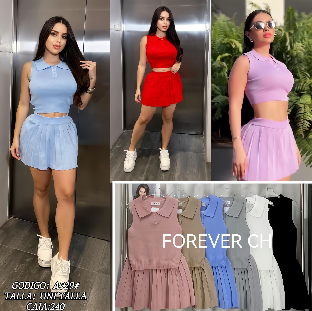 Conjunto falda y top-A529-HS25-A529 1 Conjunto falda y top-A529-HS25-A529