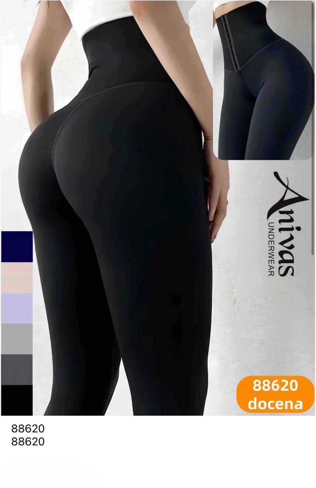 Leggings deportivos de cintura alta-HS25-88620 1 Leggings deportivos de cintura alta-HS25-88620
