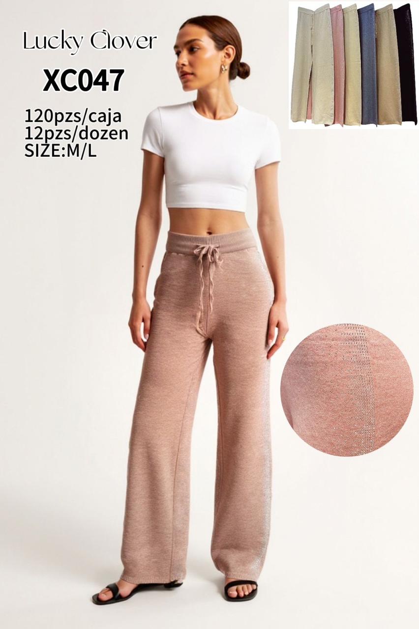 Pantalon dama ancho-HS25-XC047 1 Pantalon dama ancho-HS25-XC047