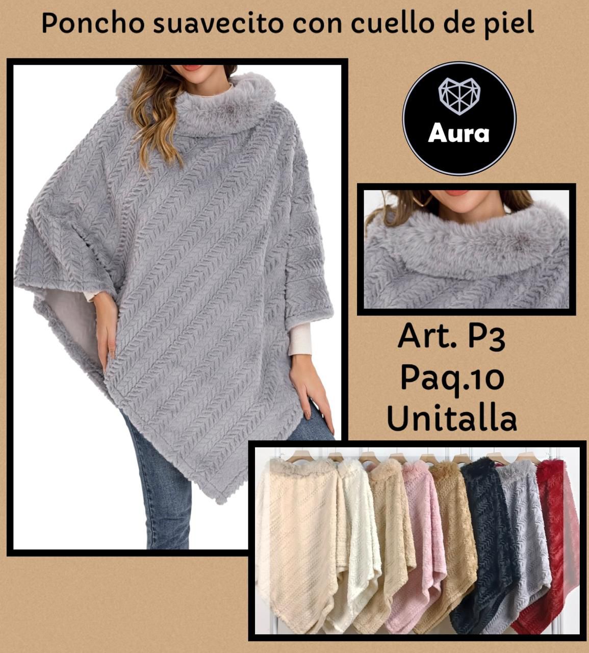 poncho-suave-con-cuello-de-piel-17911-cdf748cf-daf3-4ed2-8f1a-0301703c7734