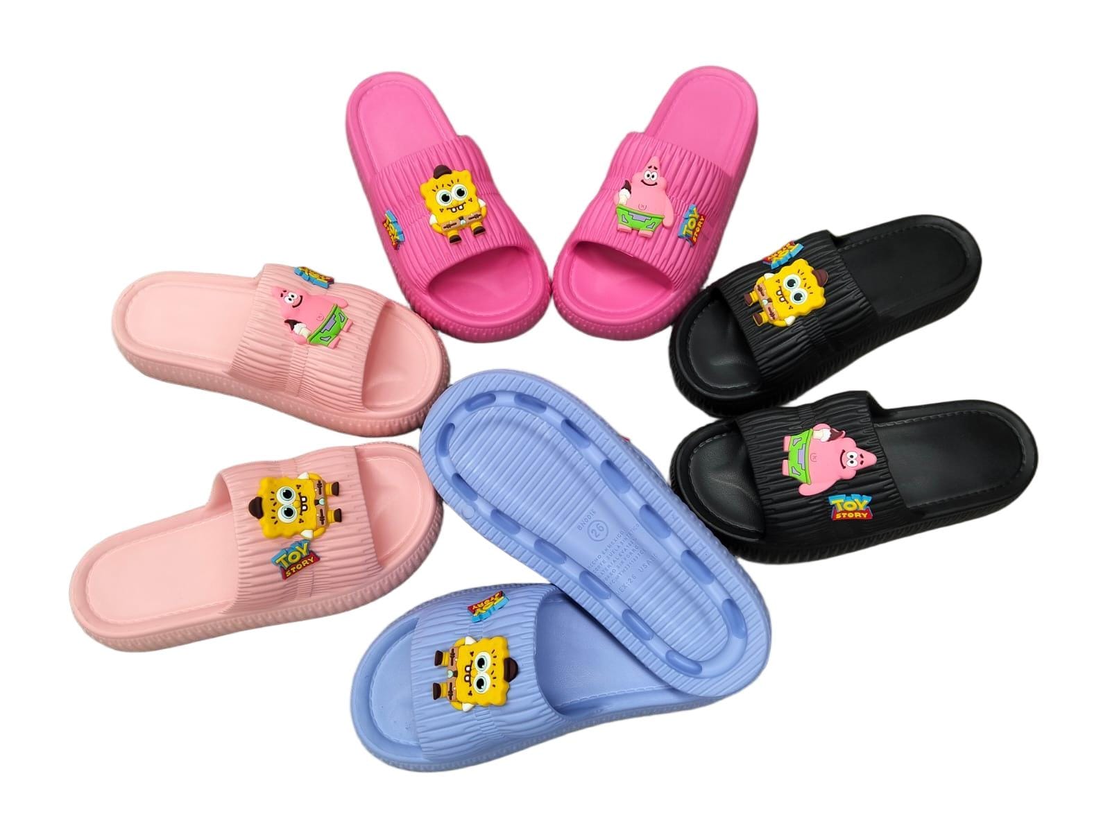 Sandalias con diseño de caricaturas-HS25-BN0016-6 1 Sandalias con diseño de caricaturas-HS25-BN0016-6