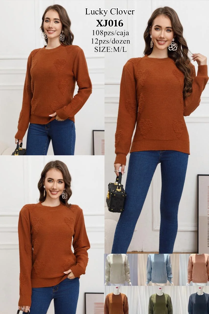 Sueter con diseño para mujer-HS25-XJ016 1 Sueter con diseño para mujer-HS25-XJ016