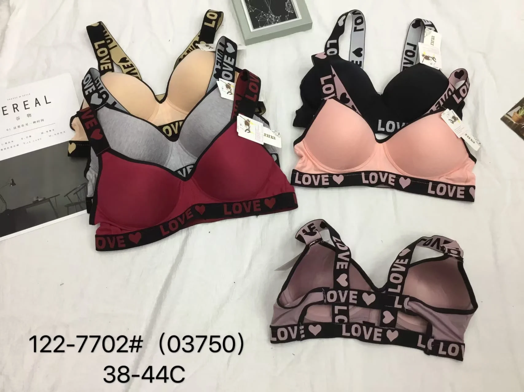 Sujetador con estampado LOVE-HS25-7702# 1 Sujetador con estampado LOVE-HS25-7702#