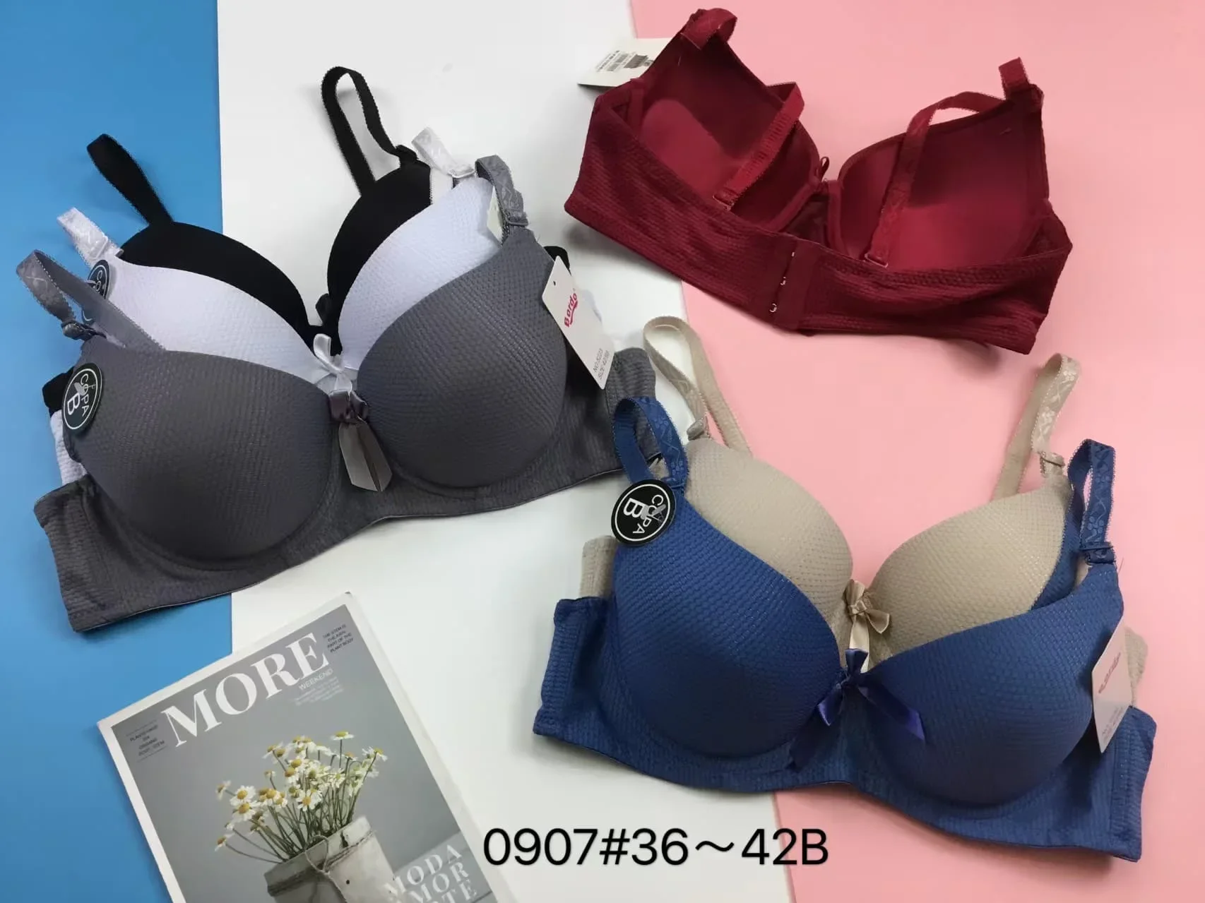 Sujetador Copa B con varilla-HS25-0907# 1 Sujetador Copa B con varilla-HS25-0907#