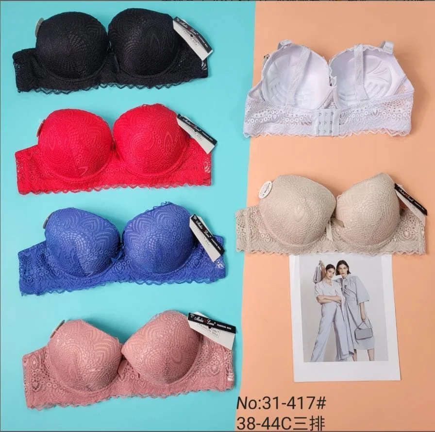 Sujetador de encaje con aros y push-HS25-31-417# 1 Sujetador de encaje con aros y push-HS25-31-417#